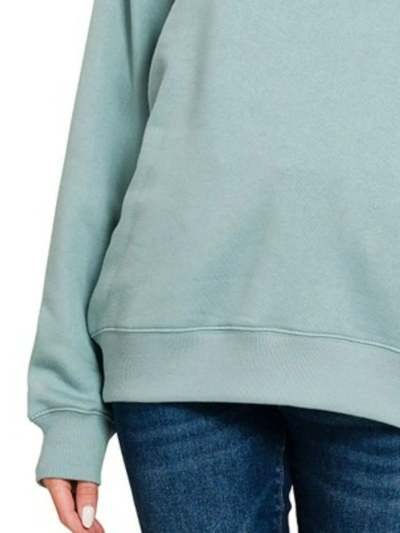 Light blue sweatshirt